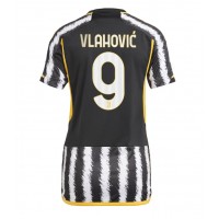 Koszulka piłkarska Juventus Dusan Vlahovic #9 Strój Domowy dla kobiety 2023-24 tanio Krótki Rękaw